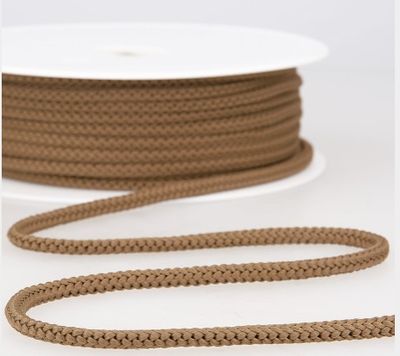 Anorakkoord  4,5 mm taupe