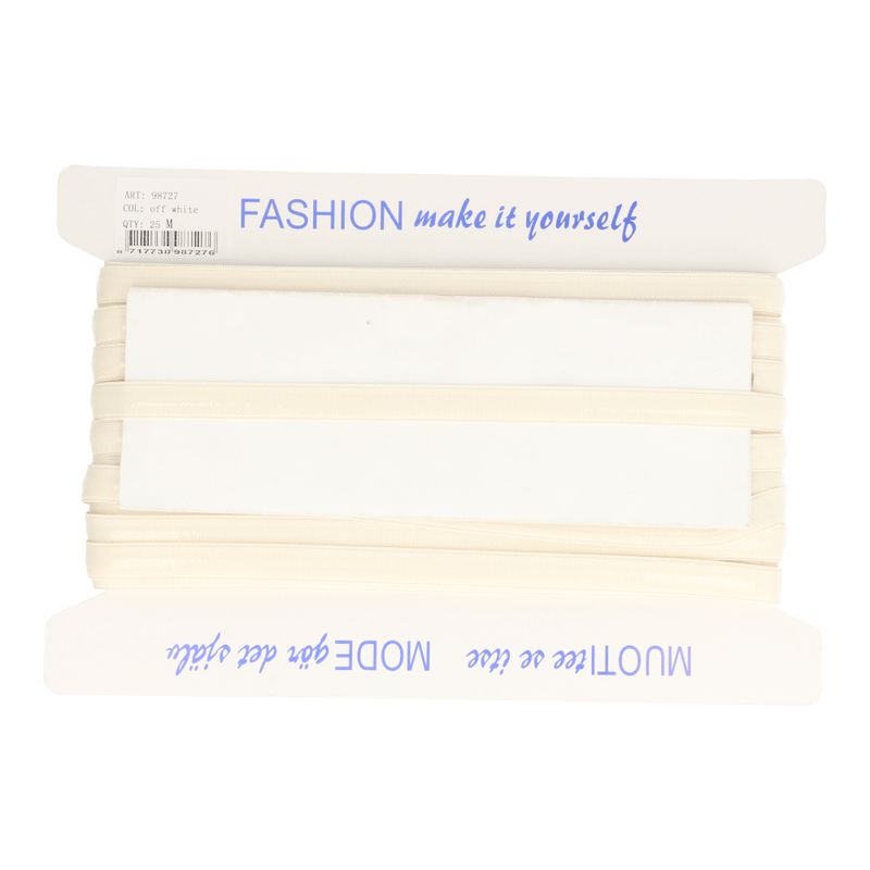 Schouderband antislip off white 14 mm
