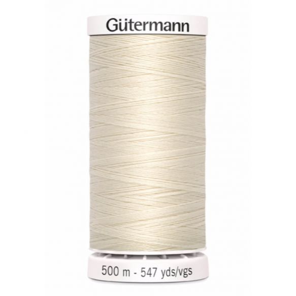 Gütermann Naaigaren| 500 m| licht beige 802