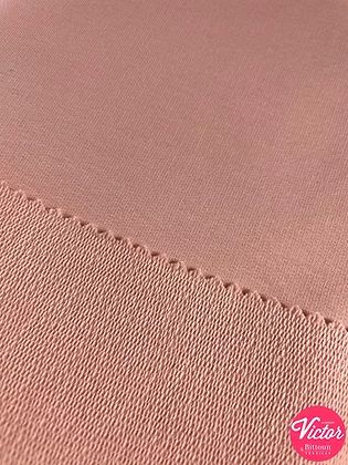 French terry oranje roze/Chase t-shirt stof
