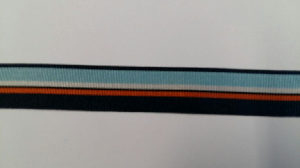 Ripsband blauw streep