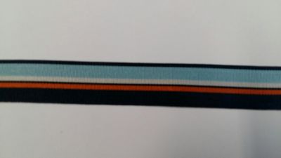 Ripsband blauw streep