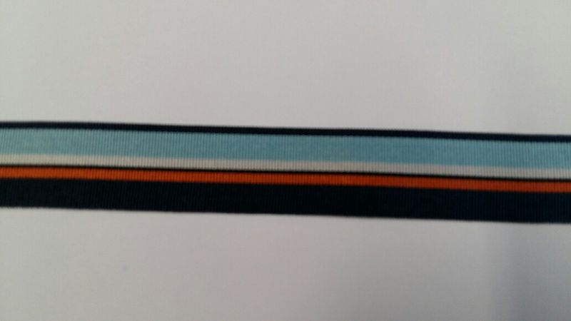 Ripsband blauw streep