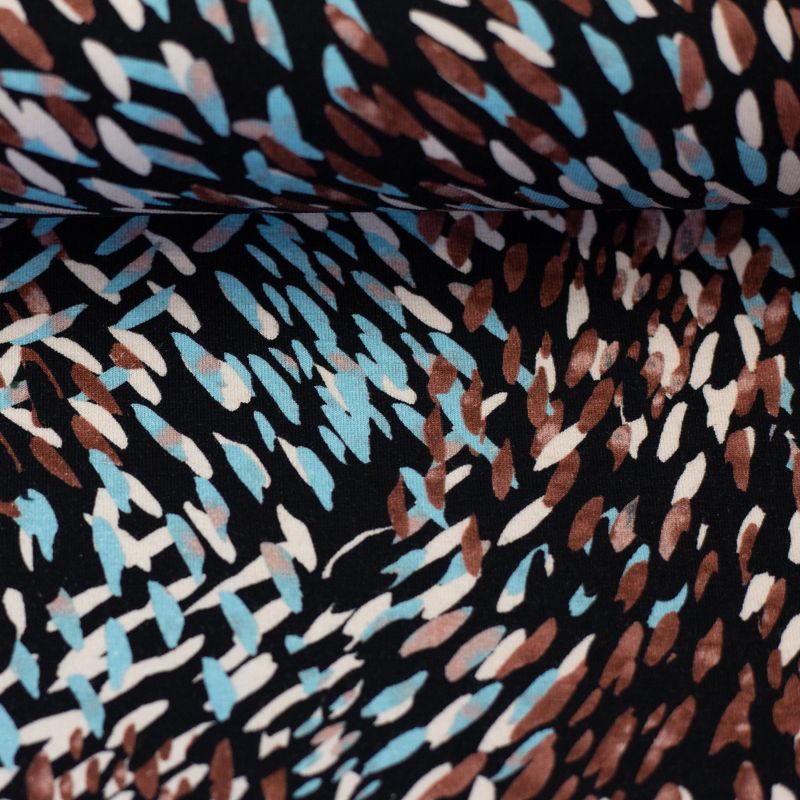 Helga  bruin en blauw