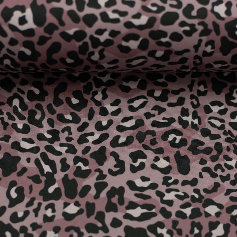 Softshell leopard print roze