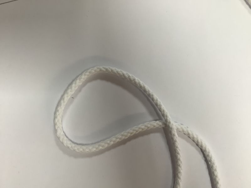 Anorakkoord wit 5 mm