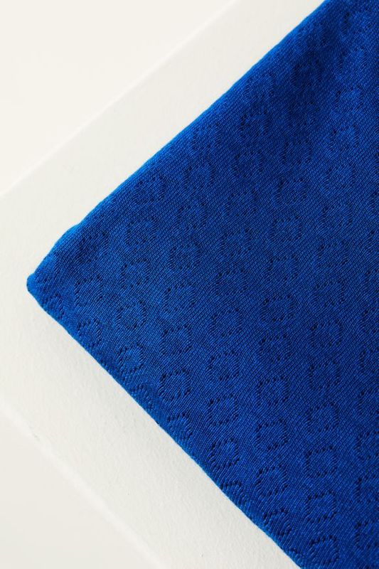 Pointelle intens blue