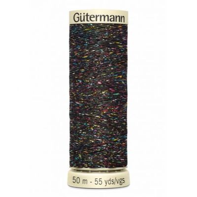 Metallic garen  zwart