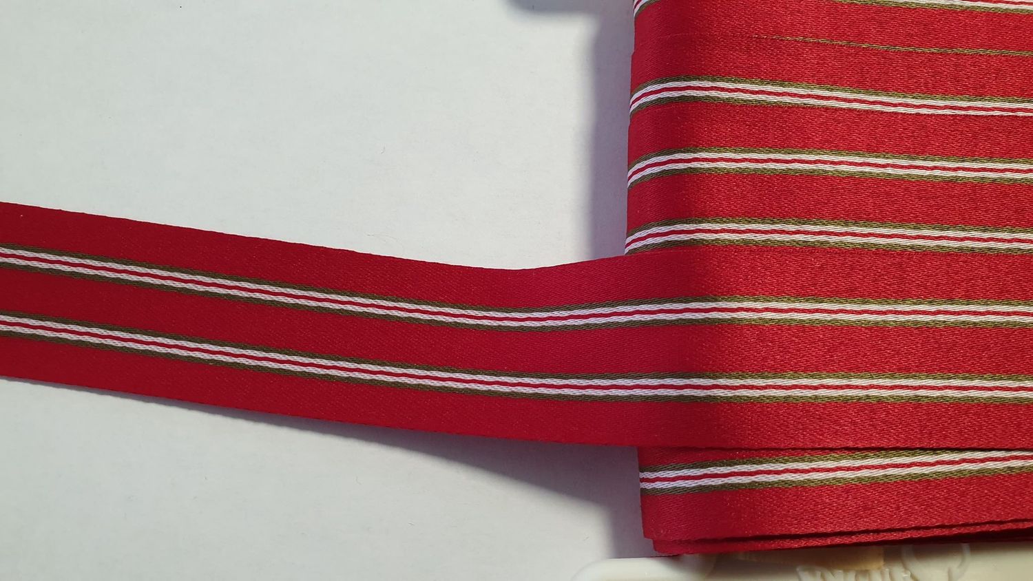 Sierlint satijn rood