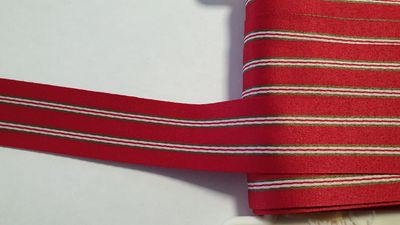 Sierlint satijn rood