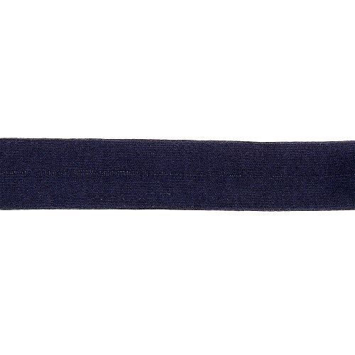 Tricot biais 20 mm donker blauw