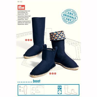 Espadrilles patroon boot