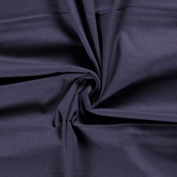 Canvas uni staalblauw