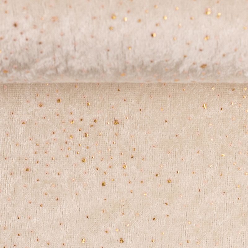 Velours met goud wit