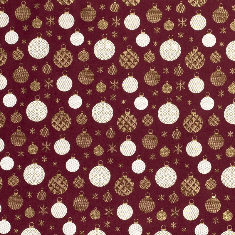 Golden christmas balls