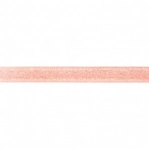 Biaislint elastisch glitter oud roze