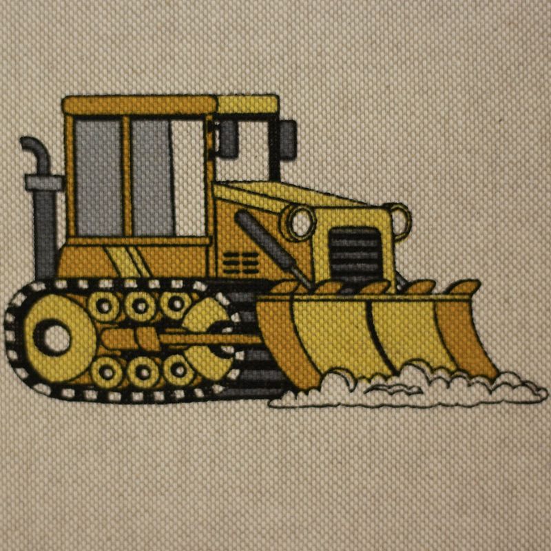 Werkvoertuigen kranen en buldozers
