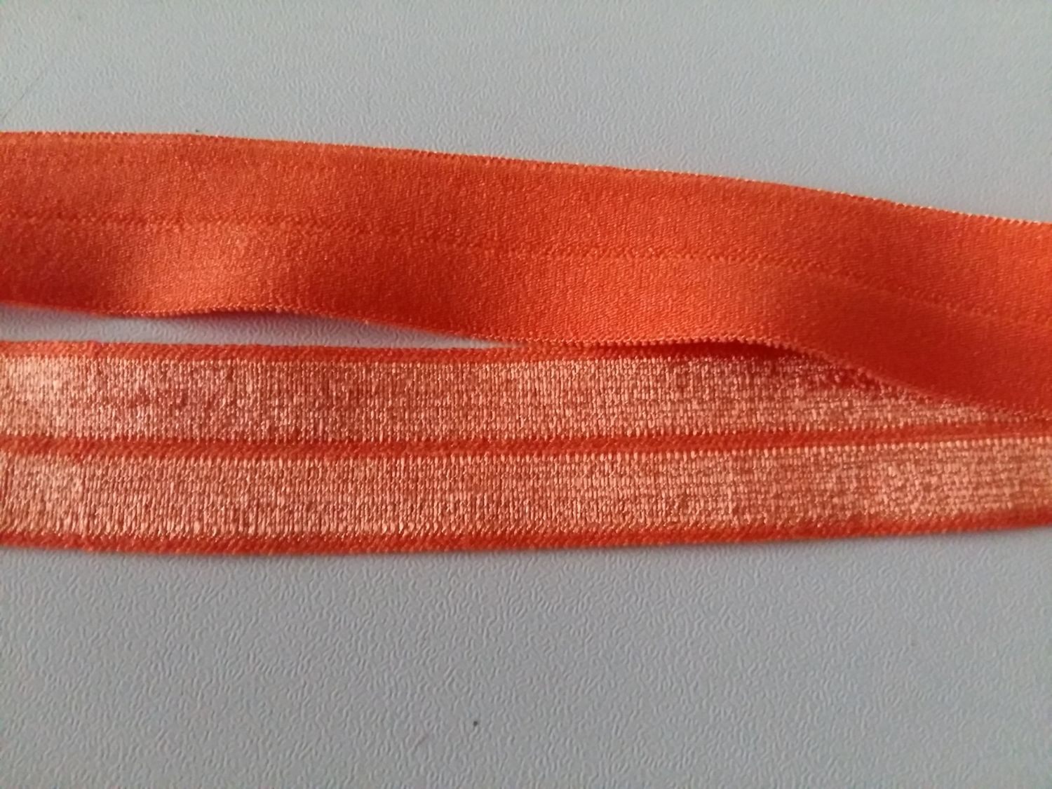 Elastisch biais|omvouwelastiek|oranje