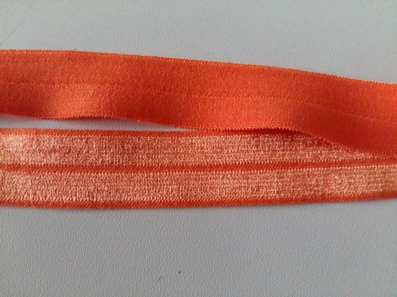 Elastisch biais|omvouwelastiek|oranje