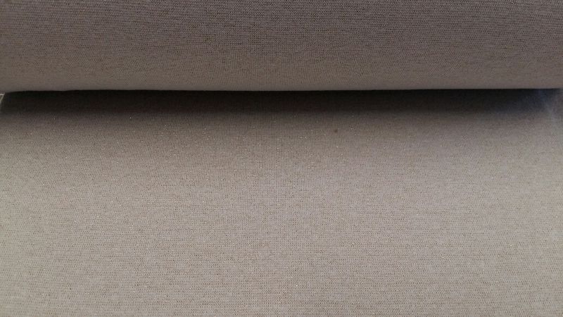 Boordstof glitter grijs zilver glitters