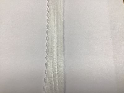 Onderborstelastiek wit