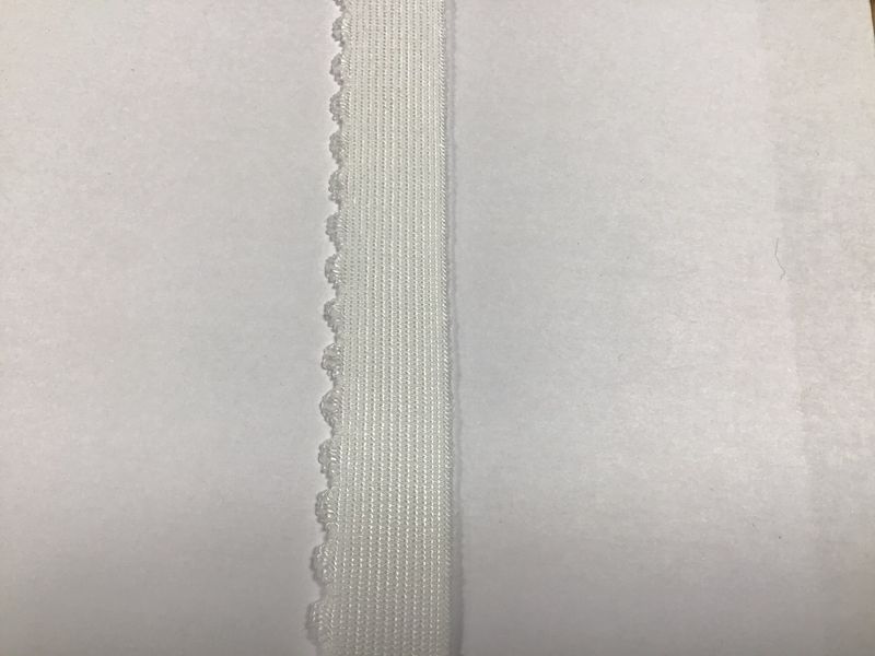 Onderborstelastiek wit