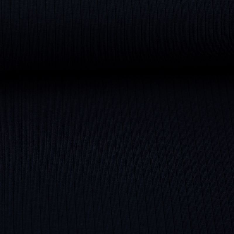 Laura blauw ribjersey
