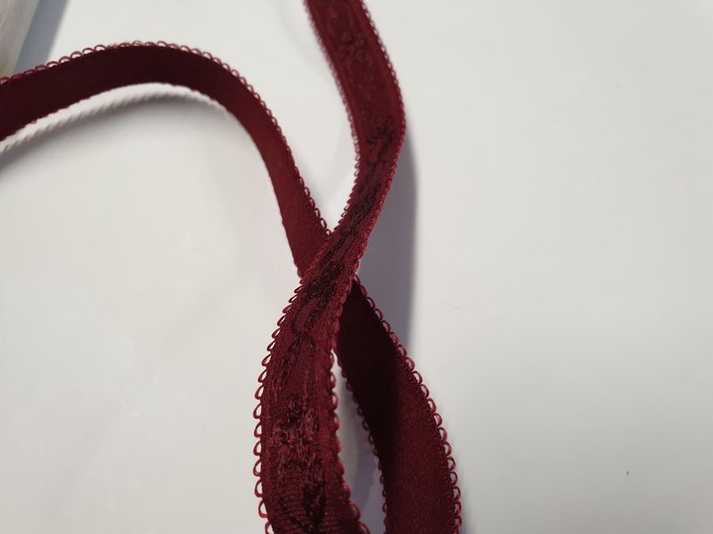 Schouderband bordeaux 15 mm