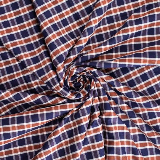 Check red navy