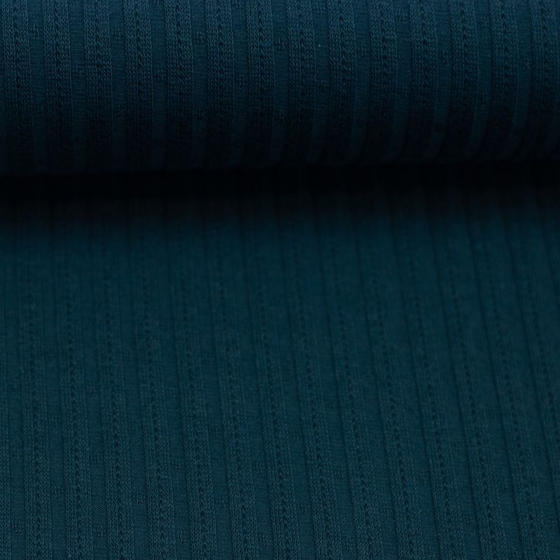 Florenz tricot pointelle petrol