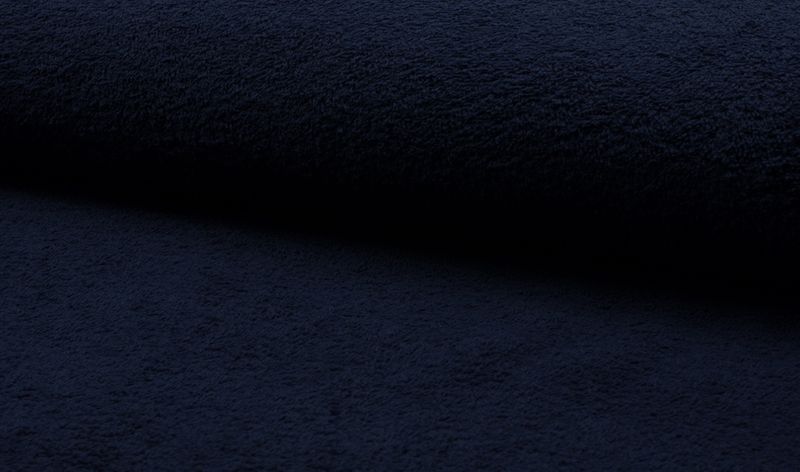 Badstof blauw dubbel gelust