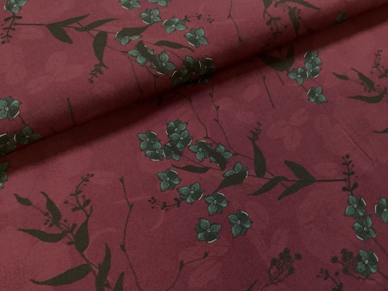 Dark red flower