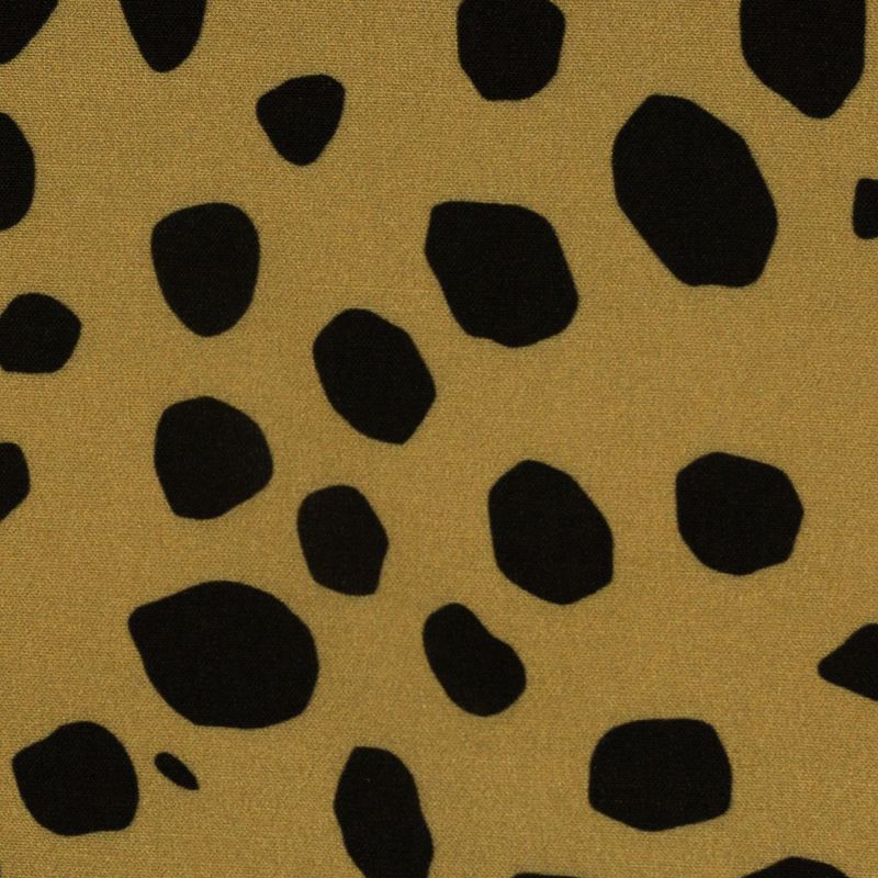Zwarte dots op olijf achtergrond