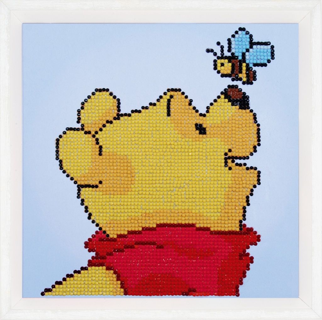 Diamond paint Winnie the pooh met bij