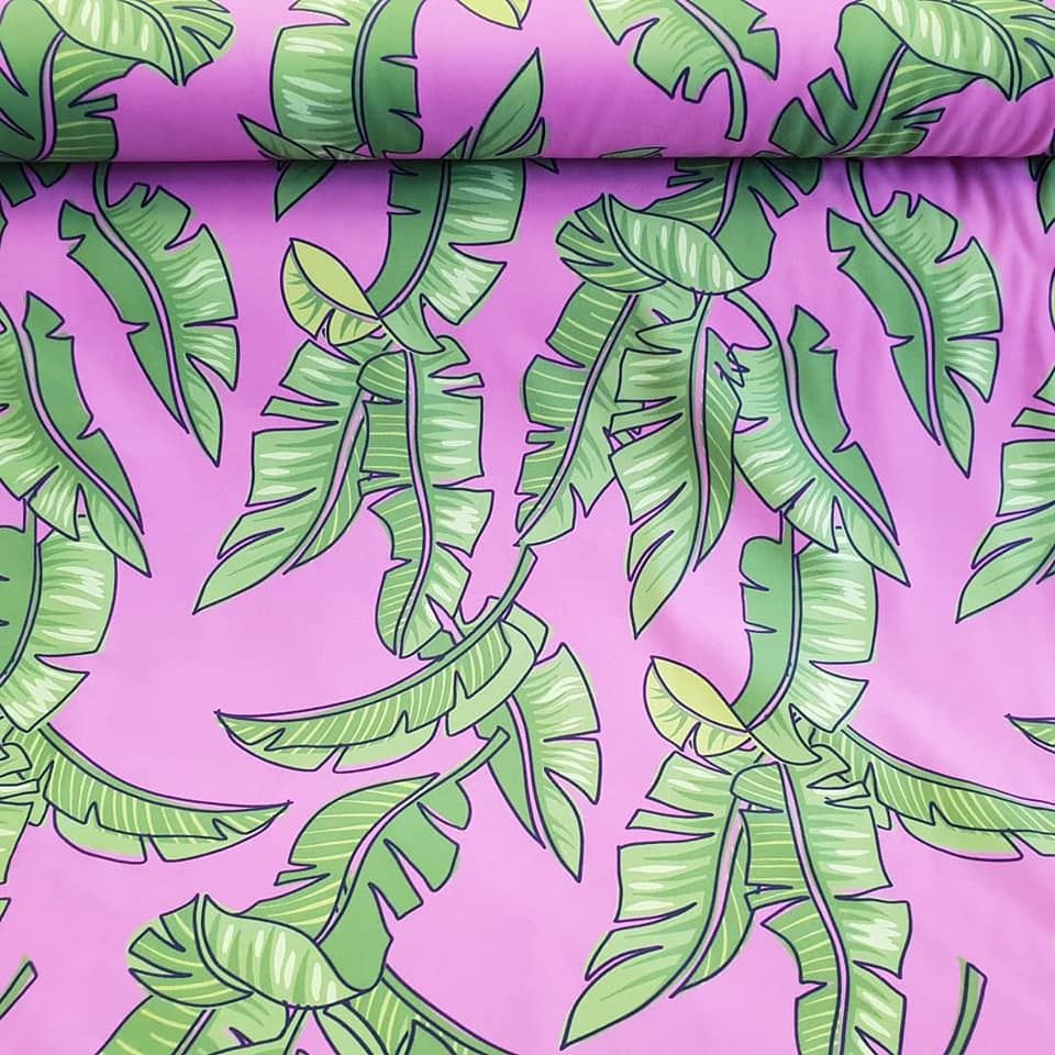 Purper leaves swim