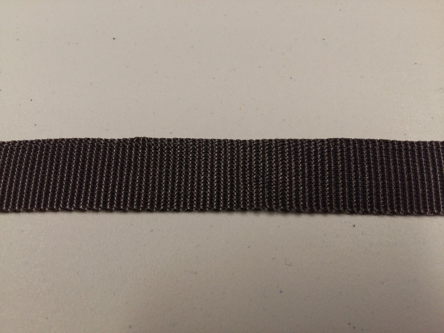 Tassenband nylon donker grijs