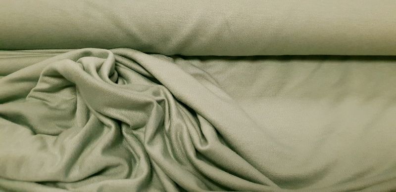 French terry rayon green