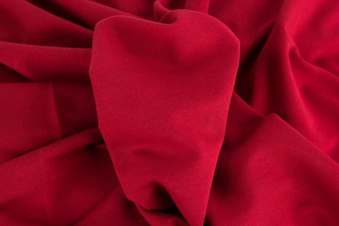 French terry Maike  donker rood