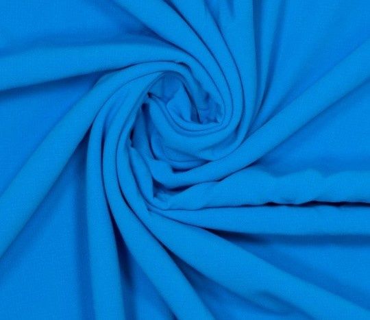 Tricot rib Ibiza blue
