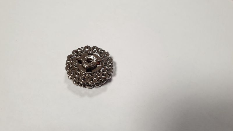 drukknoop zilver