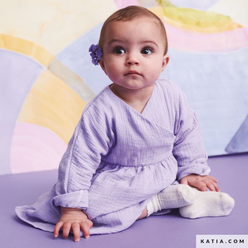 Mousseline pastel lilac