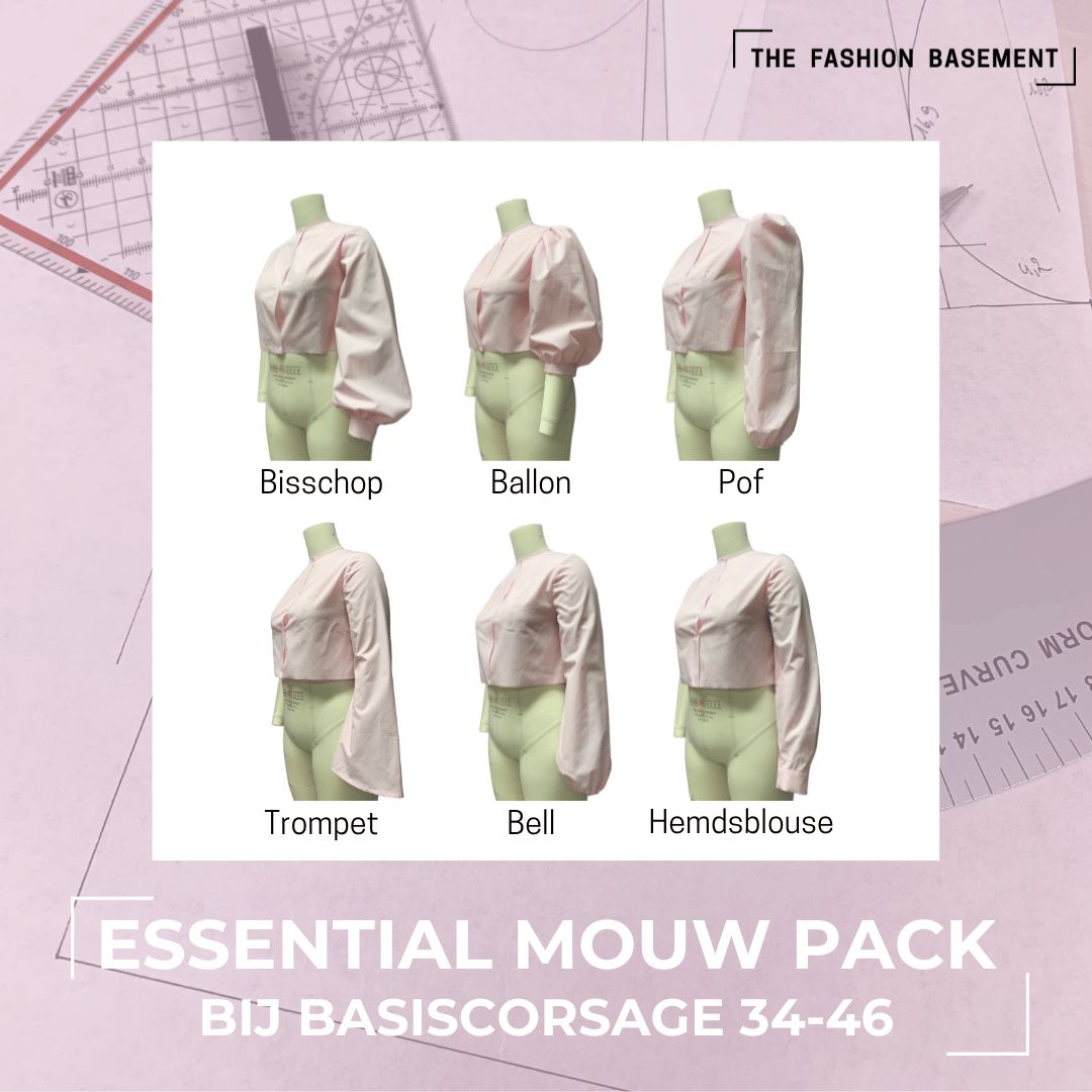 Basispatroon mouw pack 34-46