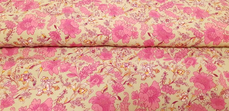Viscose fuschia bloem
