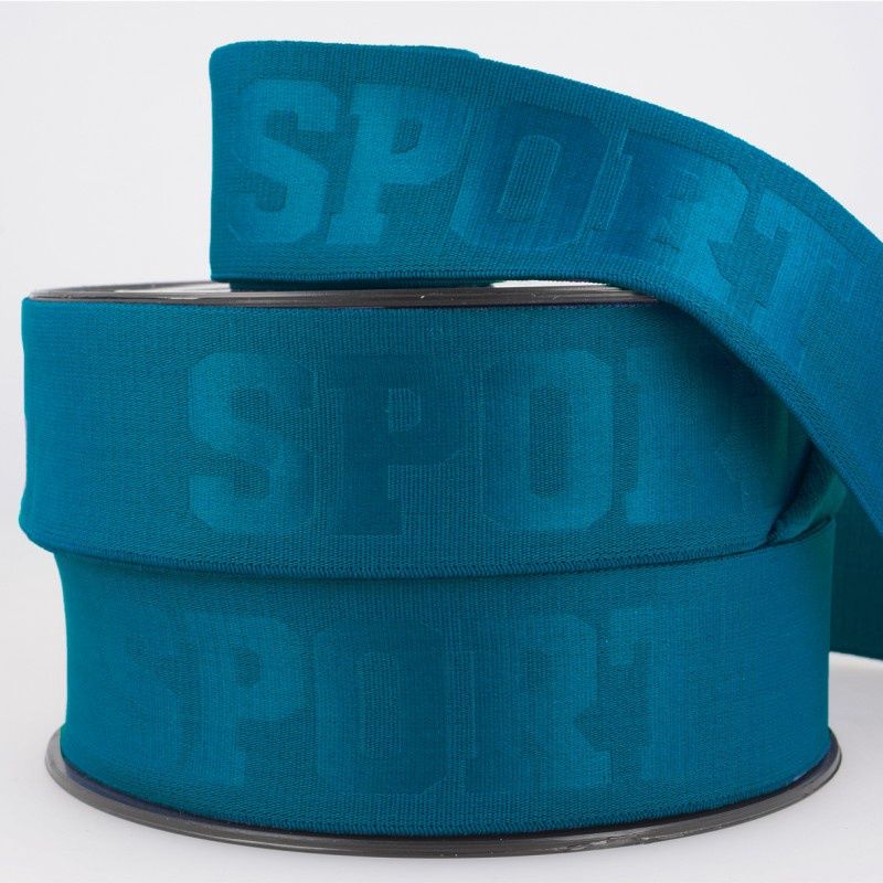 Sport elastiek 40 mm  Blauw