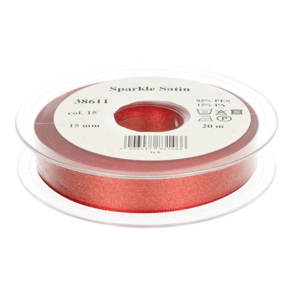 Sparkle satijn rood