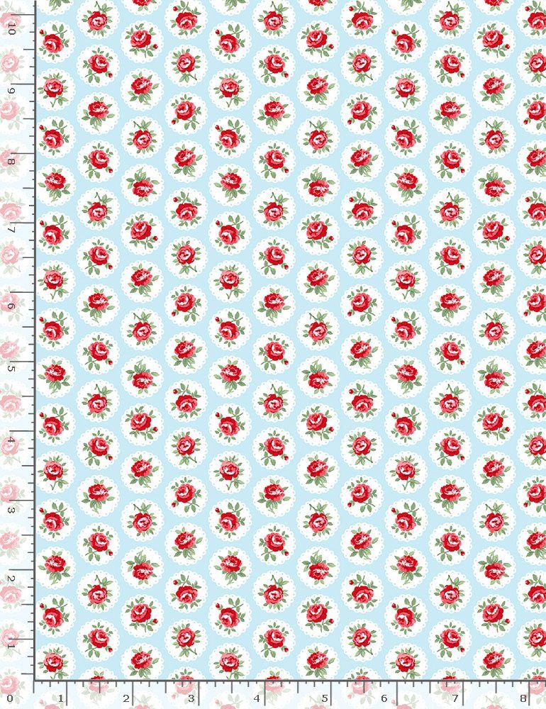 Roses circulair stamps