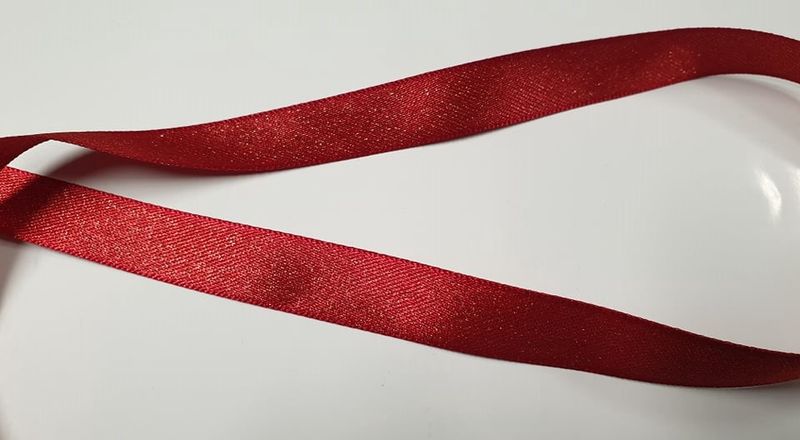 Sparkle satijn rood