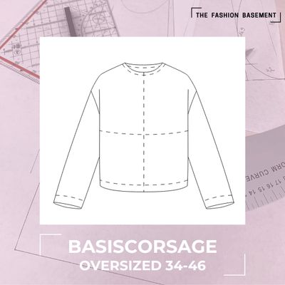 Basispatroon oversized maat 34-46