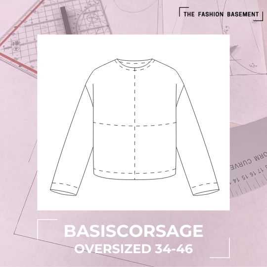 Basispatroon oversized maat 34-46
