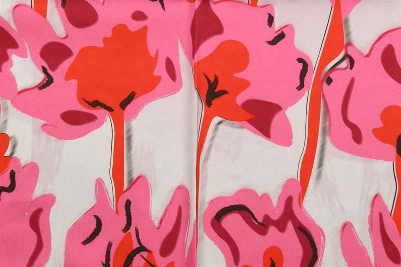 Red  and fuschia flowers